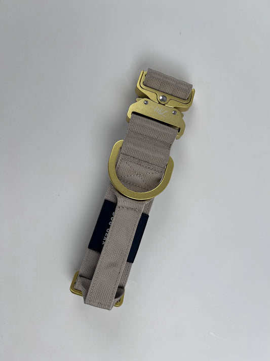 Taktisches Halsband, stabil & sicher (Sonderaktion) Beige